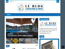 Tablet Screenshot of leblog-construction.com